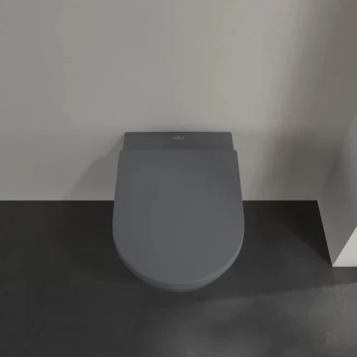 Унитаз Villeroy&Boch Subway 2.0 5614R0I4 подвесной цвет Graphite без сиденья