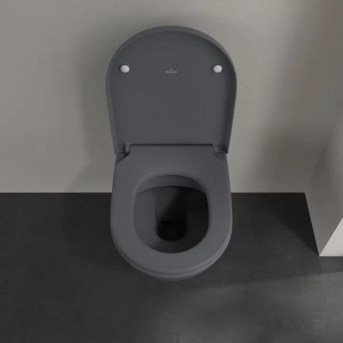 Унитаз Villeroy&amp;Boch Subway 2.0 5614R0I4 подвесной цвет Graphite без сиденья