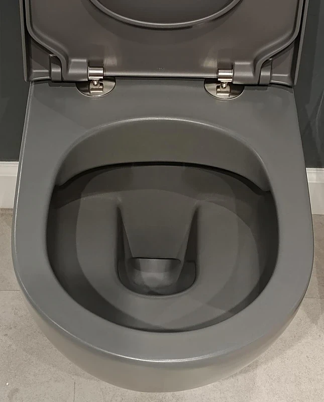 Унитаз Villeroy&Boch Subway 2.0 5614R0I4 подвесной цвет Graphite без сиденья