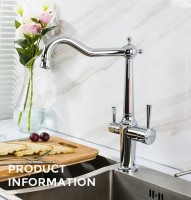 Смеситель для кухни Gappo G4398-14 Хром