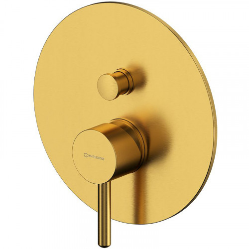 Смеситель для душа Whitecross Y brushed gold Y1235GLB Брашированное золото латунь встраиваемый