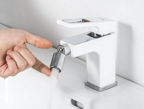 Смеситель для биде Gappo G17-8 G5017-8 Белый Хром латунь