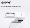 Смеситель для биде Gappo G17-8 G5017-8 Белый Хром латунь