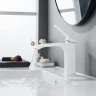 Смеситель для раковины Shevanik S4001C цвет Белый матовый