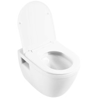 Унитаз BelBagno Loto BB070CHR/SC подвесной с сиденьем Микролифт фаянс подвесной