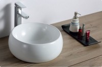 Раковина-чаша BelBagno 40 BB1065 Белая фаянс накладная