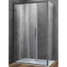 Душевой уголок Vincea Soft 130x80 VSR-3SO8013CLGM профиль Вороненая сталь стекло прозрачное