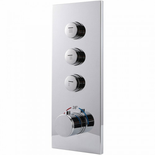 Смеситель для душа Vincea VSCV-433TCH с термостатом Хром латунь встраиваемый