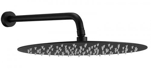 Душевая система Berges Ventas 2R Black 073004 Черная матовая латунь встраиваемый