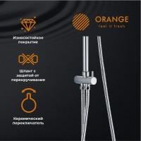 Душевая система Orange Prim M42-913cr Хром латунь на стену