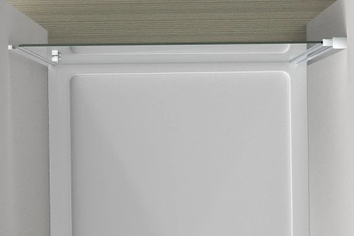 Душевая дверь Vincea Alpha 100 VDP-3AL100MT профиль Хром стекло текстурное