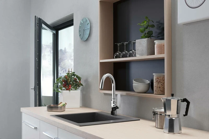 Смеситель для кухни Hansgrohe Focus M421-H220 71802000 Хром латунь
