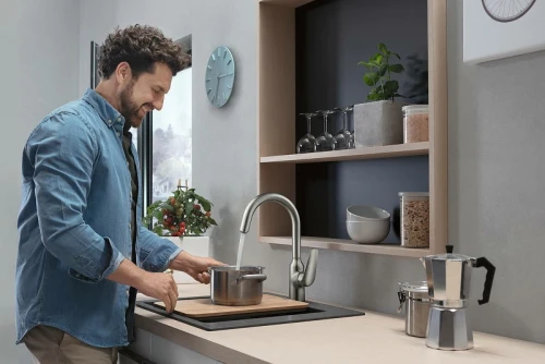 Смеситель для кухни Hansgrohe Focus M421-H220 71802000 Хром латунь