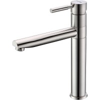 Смеситель для кухни WasserKRAFT Wern 4207 Хром матовый латунь