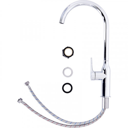 Смеситель для кухни Orange Boni M15-001cr Хром нержавеющая сталь