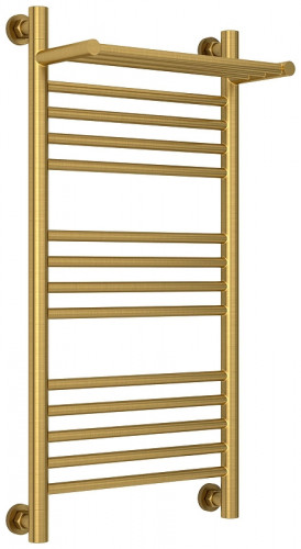 Водяной полотенцесушитель Сунержа Богема+ с 1 полкой 80x40 051-0223-8040 цвет Состаренная латунь