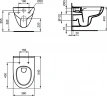 Унитаз Ideal Standard I.Life A T471601 подвесной без сиденья фарфор подвесной
