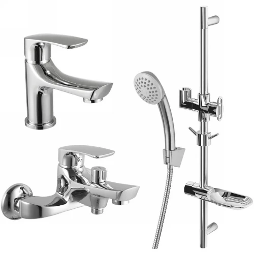 Комплект смесителей Lemark Plus Shape LM1780C Хром латунь