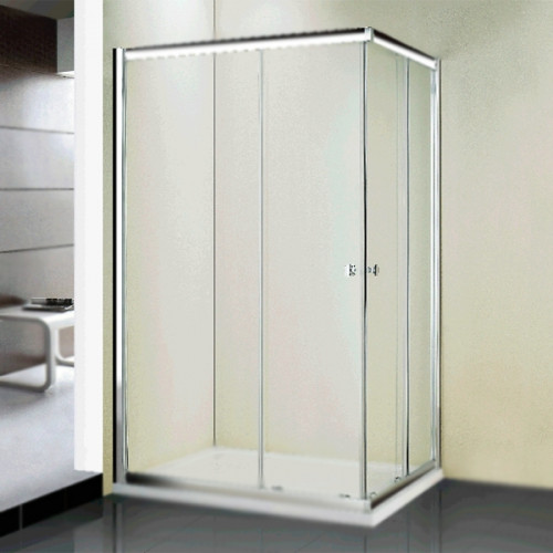 Душевой уголок WeltWasser WW200 QS22 120x90 10000001231 профиль Хром стекло прозрачное