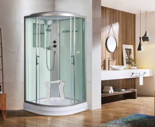 Душевая кабина WeltWasser WW500 Werra 1002 100x100 10000003227 профиль Хром стекло прозрачное