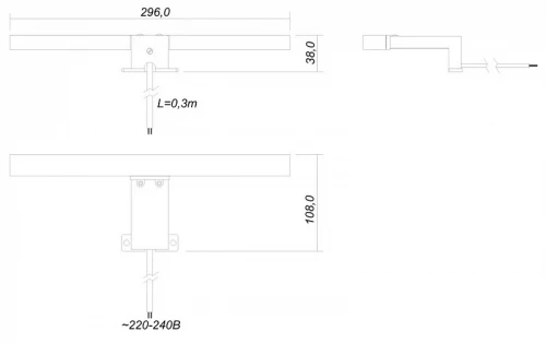 Светильник Style Line СС-00000391 Хром