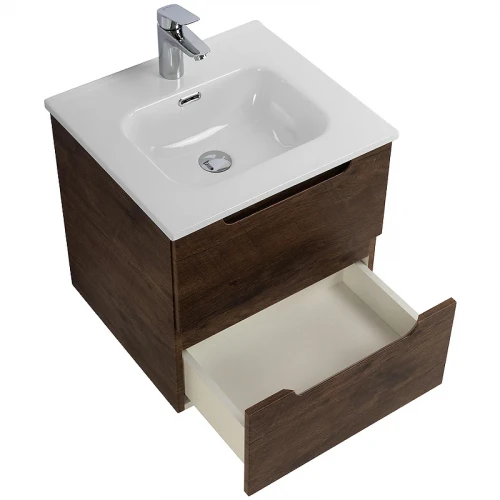 Тумба под раковину BelBagno Etna 50 ETNA-500-2C-SO-RW подвесная Rovere Moro МДФ / ЛДСП