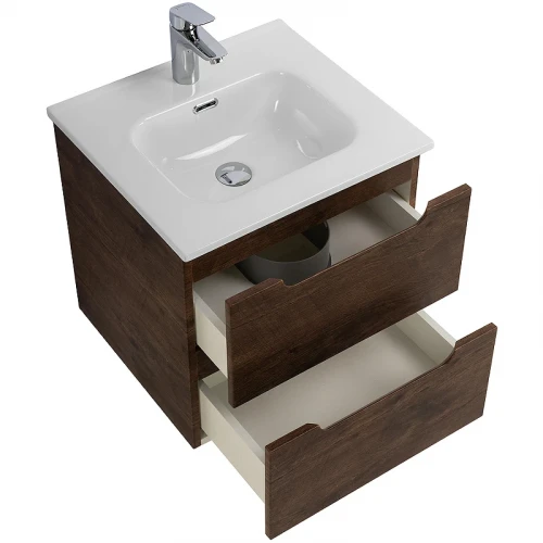 Тумба под раковину BelBagno Etna 50 ETNA-500-2C-SO-RW подвесная Rovere Moro МДФ / ЛДСП