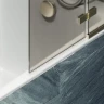 Шторка для ванны Maybah Glass MGV-917-3 990х1400 поворотная с добором Золото стекло бронзовое матовое