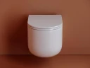 Комплект унитаза DIWO Ceramicanova Ulma Rimless CN4006 с сиденьем с инсталляцией DIWO 4501 с клавишей смыва цвет Глянцевый белый