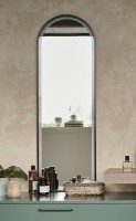 Зеркало Jacob Delafon Allure 40 EB1464-S14 с подсветкой Черный сатин с инфракрасным выключателем МДФ / ЛДСП, стекло