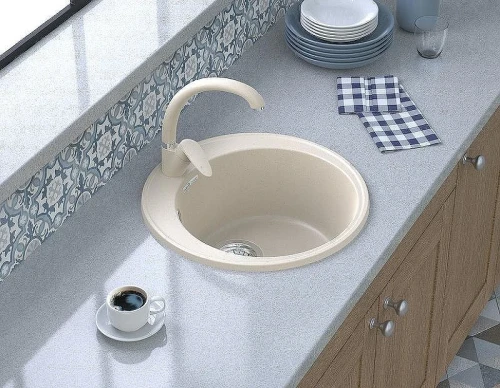 Кухонная мойка GranFest Quarz GF-Z08 Терракот