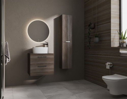 Шкаф пенал Roca Victoria 30 A857564402 подвесной Городской дуб