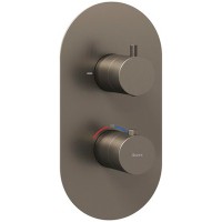 Смеситель для душа Ravak Espirit ES 063.20GB.O2 X070323 с термостатом Графит латунь встраиваемый