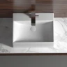 Раковина Ceramicanova Element 50 CN6040 Белая фарфор накладная