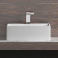 Раковина Ceramicanova Element 50 CN6040 Белая фарфор накладная
