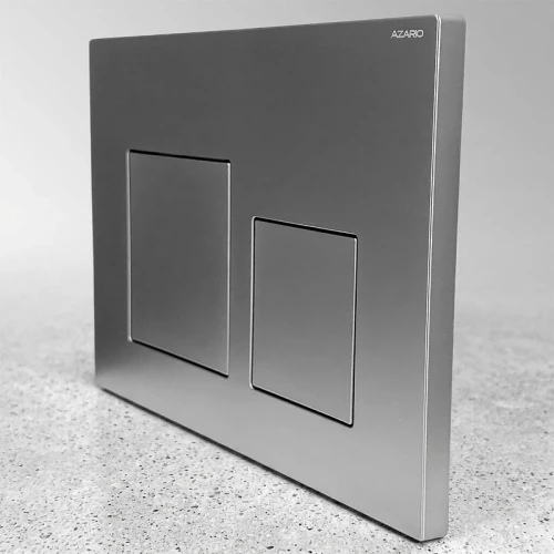 Кнопка смыва для инсталляции Azario AZ-005.08 цвет Оружейная сталь