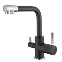 Смеситель для кухни Emar Quartz 3003N.8 цвет Морион