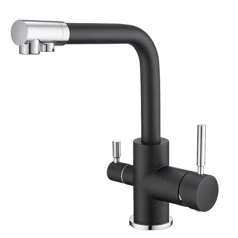 Смеситель для кухни Emar Quartz 3003N.8 цвет Морион