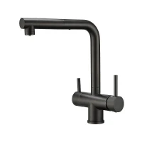 Смеситель для кухни Emar Steel ЕСВ 7017 цвет Black
