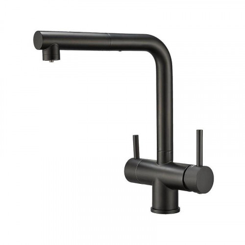 Смеситель для кухни Emar Steel ЕСВ 7017 цвет Black