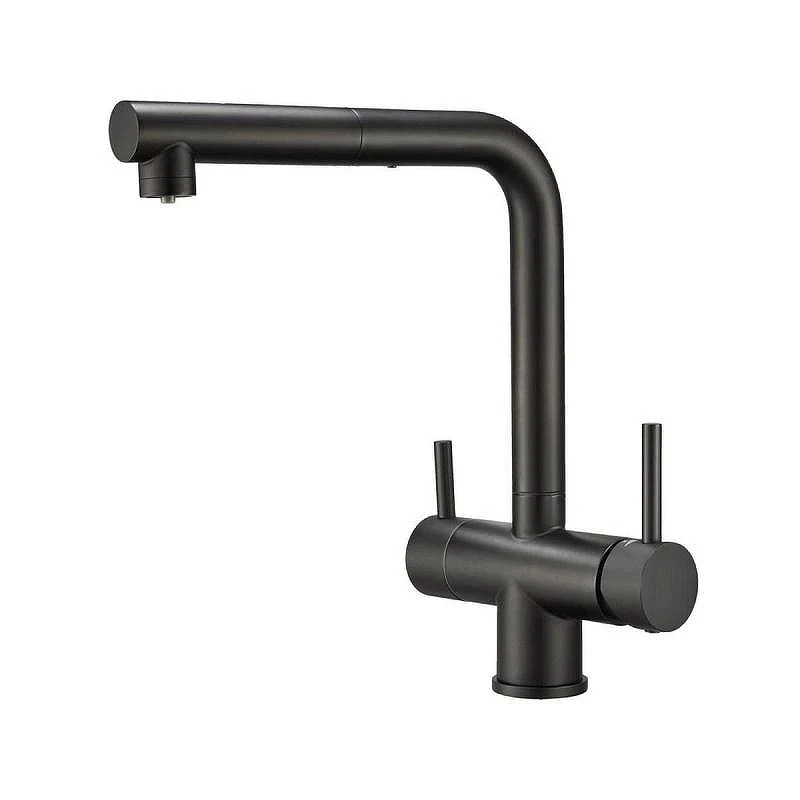 Смеситель для кухни Emar Steel ЕСВ 7017 цвет Black