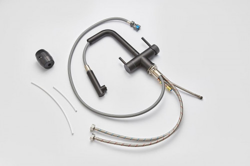 Смеситель для кухни Emar Steel ЕСВ 7017 цвет Black