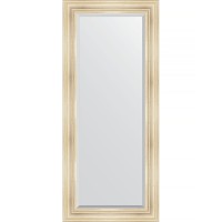 Зеркало Evoform Exclusive 159х69 BY 3575 с фацетом в багетной раме - Травленое серебро 99 мм стекло