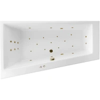 Акриловая ванна Excellent Sfera 170x100 L WAEX.SFL17.ULTRA.BR с гидромассажем