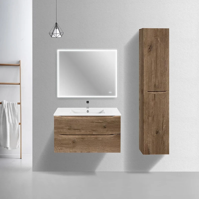 Тумба под раковину Vincea Mia Slim 90 VMC-2MC900S1VO подвесная V.Oak МДФ / ЛДСП
