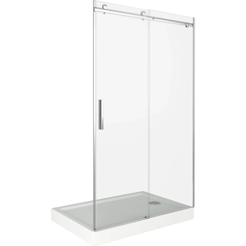 Душевая дверь в нишу Good Door Galaxy WTW-150-C-CH 150 профиль Хром стекло прозрачное