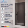 Душевая дверь RGW Passage PA-03B NEW 70 54080307-34 профиль Черный матовый стекло тонированное