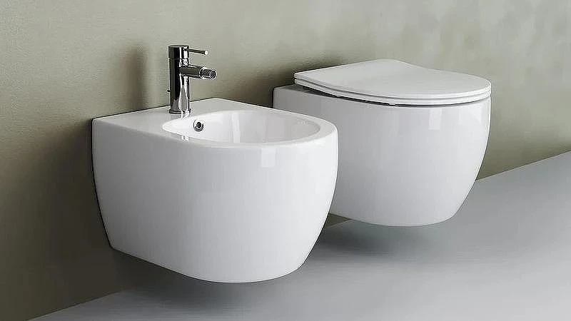 Унитаз с инсталляцией Ceramicanova Play CN3001 + Tece Base 9400413 с сиденьем Микролифт и Белой клавишей смыва