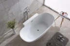 Ванна из искусственного камня Timo Lumi 177x89,5 LUMI1770 цвет Белый матовый