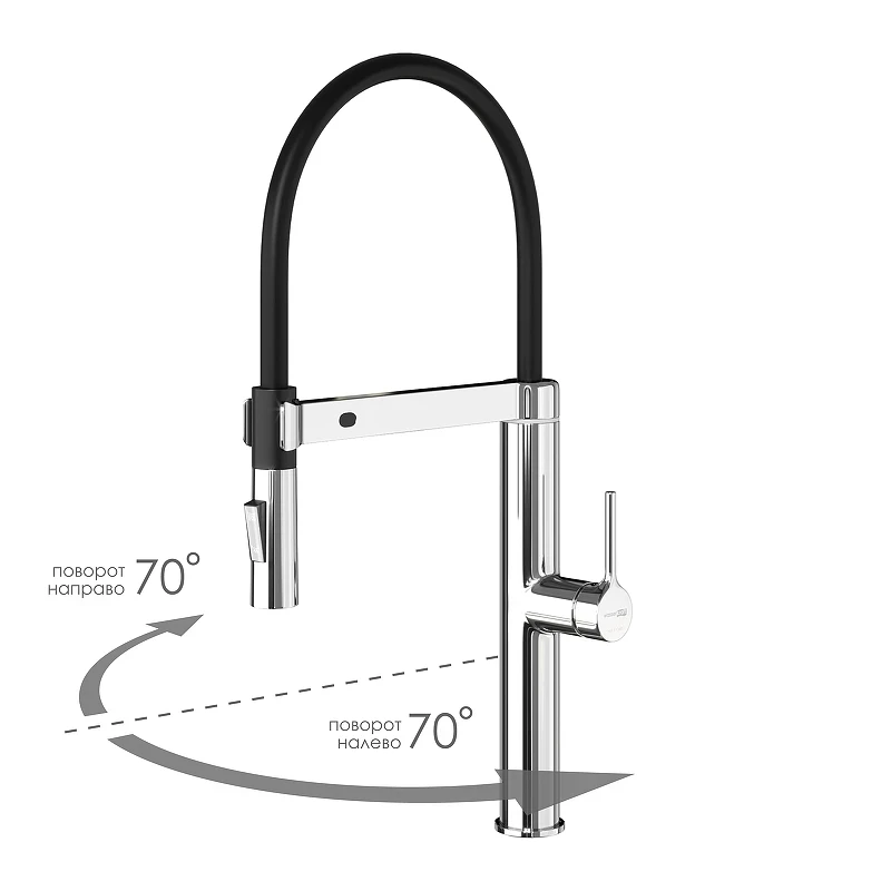 Смеситель для кухни WasserKRAFT A8817 цвет Хром